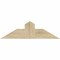 Ekena Millwork Portland Rough Sawn Timber Gable Bracket, Douglas Fir, 36"W x 10"H x 6"D x 6"F, 7/12 Pitch GBW036X10X0606POR00RDF - alternate 1